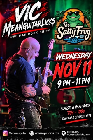 Vic Meanguitarlicks At The Salty Frog